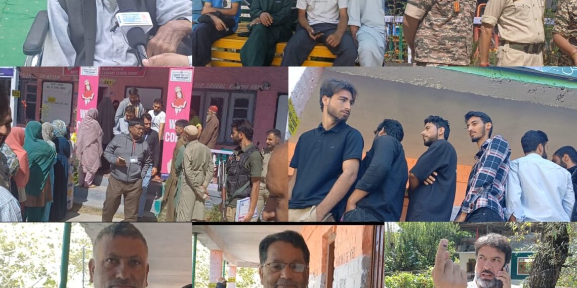 جموں و کشمیر اسمبلی انتخابات,جمہوریت کا جشن،    آخری مرحلے میں کرناہ حلقے میں بھاری ووٹنگ