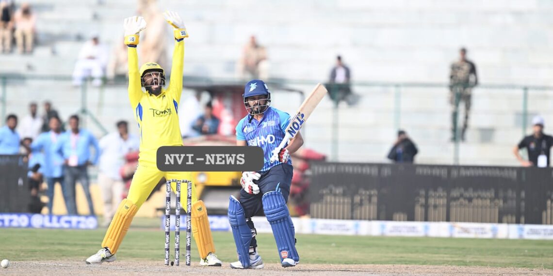 Legends League: Srinagar’s Bakshi Stadium comes alive with first Intl cricket match, massive crowd present