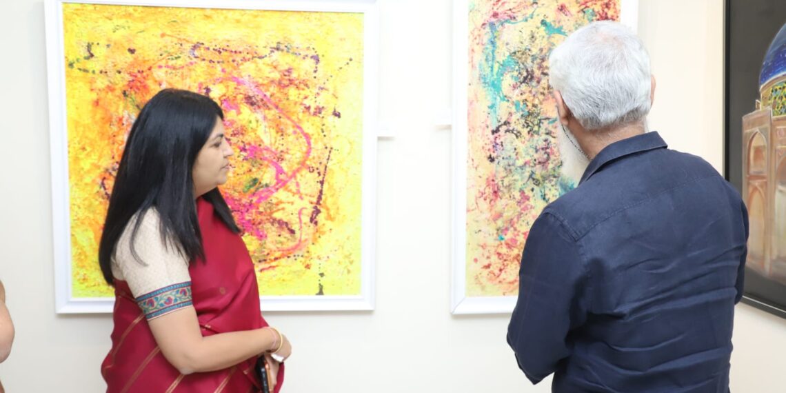 Art Enthusiasts Marvel at the Fusion of Creativity and Service at Rang Prasang Exhibition