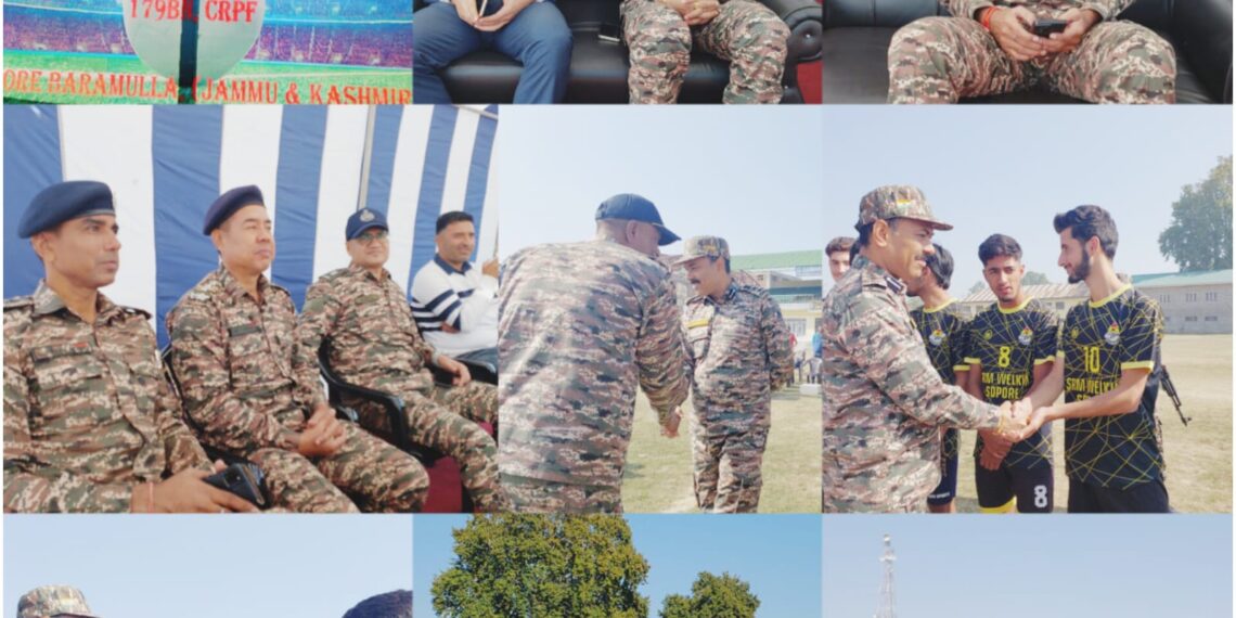 179 CRPF inaugurates 2nd edition of Shaheed Nisar Ahmad Lone memorial football tournament