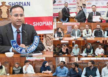 DC Shopian felicitates 23 Panchayats for achieving TB- Mukt status