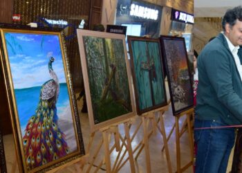 Second Lives Art Guild holds 2 day Art exhibition at City Mall, Lal Chowk