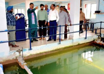 Rana conducts surprise visit of Sitlee, Kiryani Talab, Central Pumping Station Narwal