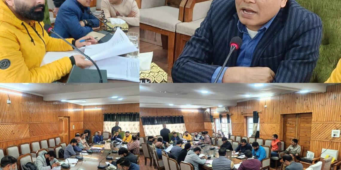 EO Shopian convenes meeting on submission of final Accounts of election expenditure of Contesting candidates