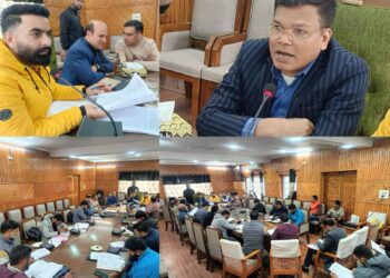 EO Shopian convenes meeting on submission of final Accounts of election expenditure of Contesting candidates