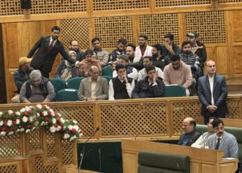 Omar Abdullah’s sons watch J&K assembly proceedings for first time