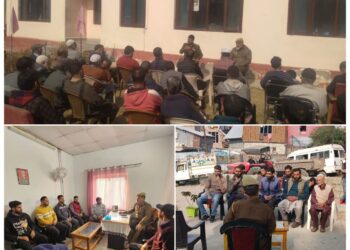 Police facilitates PCPG meetings in Kulgam