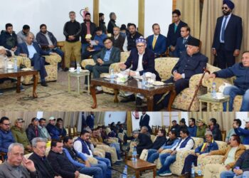 Delegation from Kargil led by Ladakh MP congratulates CM Omar on assuming office