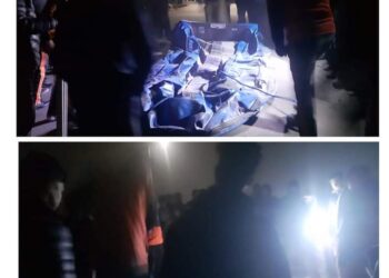 Lady jumped into river jhelum from Pampore, rescue operation has been launched