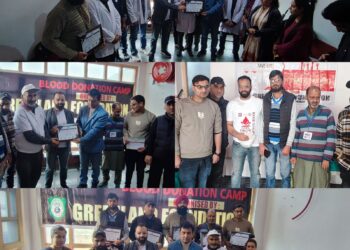 RED DROP Organizes Successful Blood Donation Camp in Hawal, Srinagar