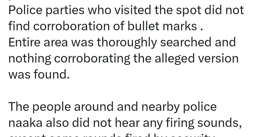 Report about attack on KU Vice-Chancellor last evening could not be corroborated, factoring in all possible circumstances: Police