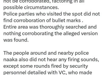 Report about attack on KU Vice-Chancellor last evening could not be corroborated, factoring in all possible circumstances: Police