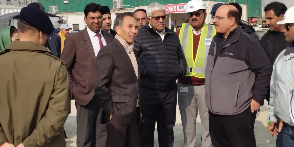 Chief Justice visits site for new High Court Complex at Rakh-I-Gund Aksha, Bemina