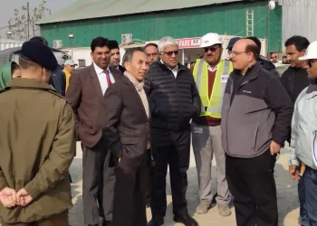 Chief Justice visits site for new High Court Complex at Rakh-I-Gund Aksha, Bemina