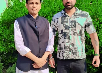 Bollywood Actor Gagandeep Singh Meets Minister of State Shri Nityanand Rai