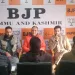 BJP Kashmir unit held a membership drive meeting With BJP’s Media, Social Media and IT department of Kashmir & BJP senior Leaders