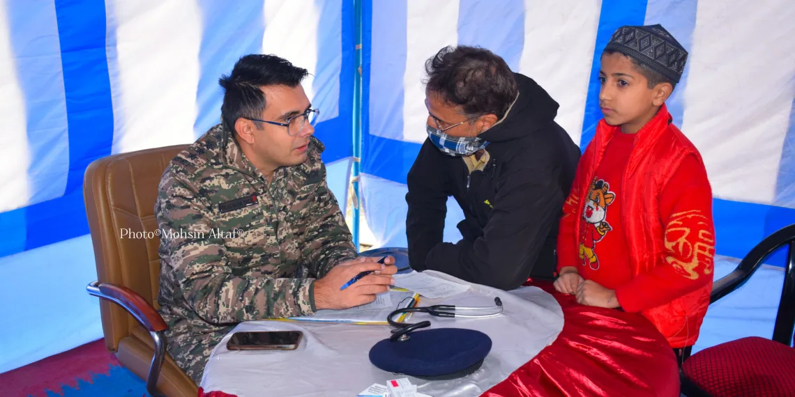 161 Battalion of CRPF organized free medical camp at Bhagwanpora Srinagar