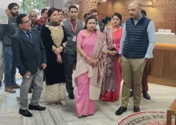 Principal Resident Commissioner inspects status of works at J&K House, Chanakyapuri, New Delhi