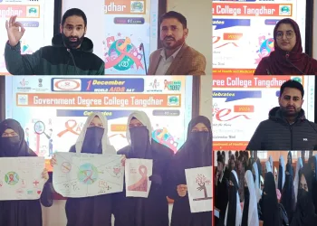 Government Degree College Tangdhar celebrated “WORLD AIDS DAY-2024” with great fervor