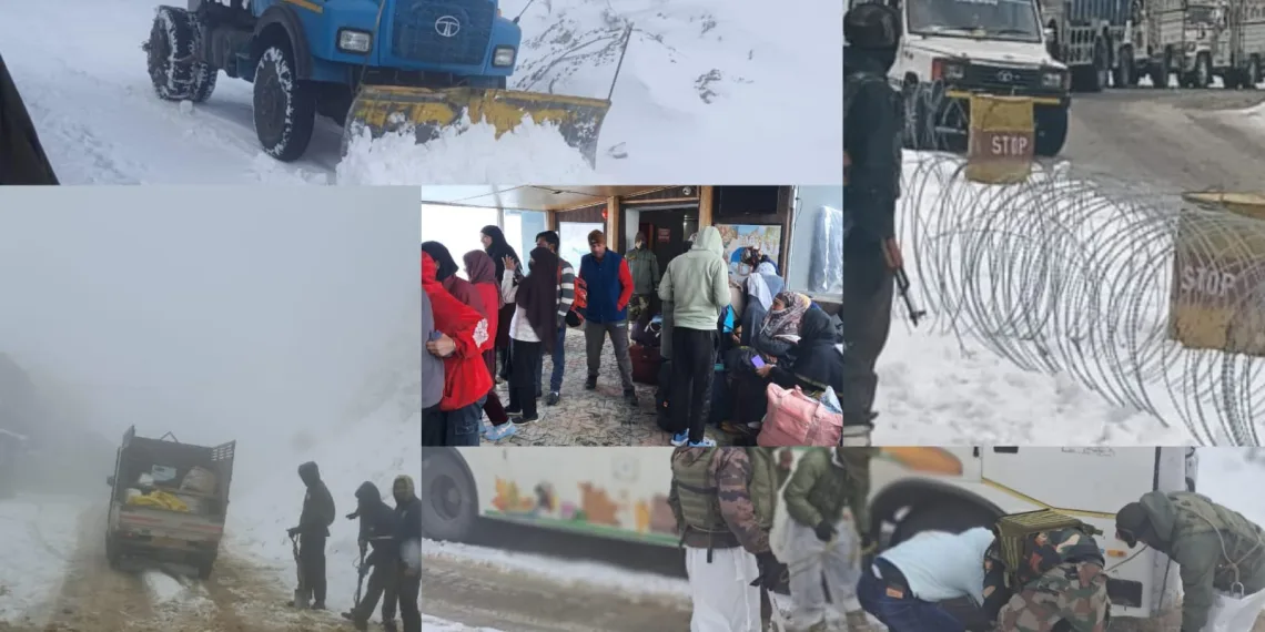 Indian Army’s Dedicated Efforts Ensure Safety Amid Heavy Snowfall at NC Pass