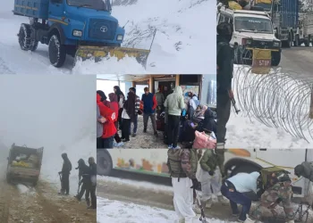 Indian Army’s Dedicated Efforts Ensure Safety Amid Heavy Snowfall at NC Pass