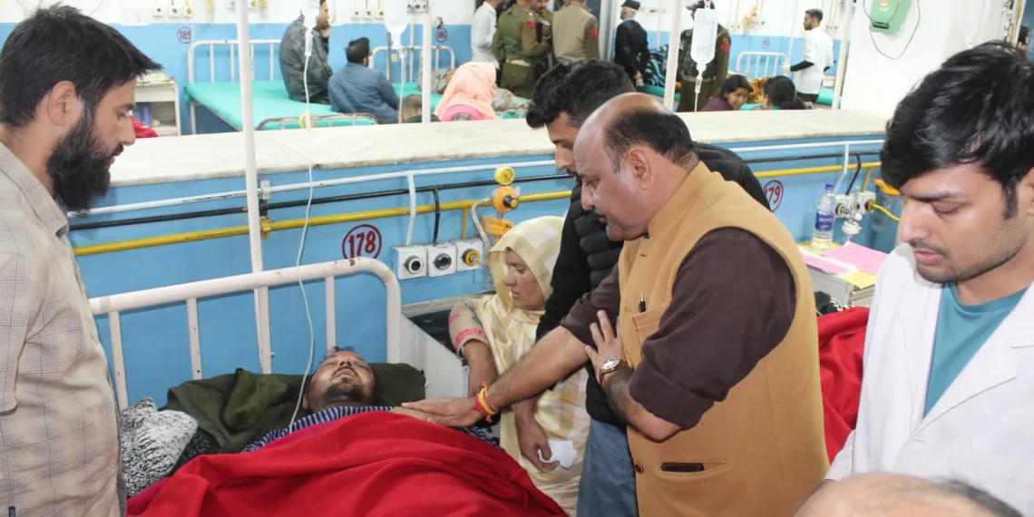 Dy CM visits Kishtwar accident victims at GMC Jammu