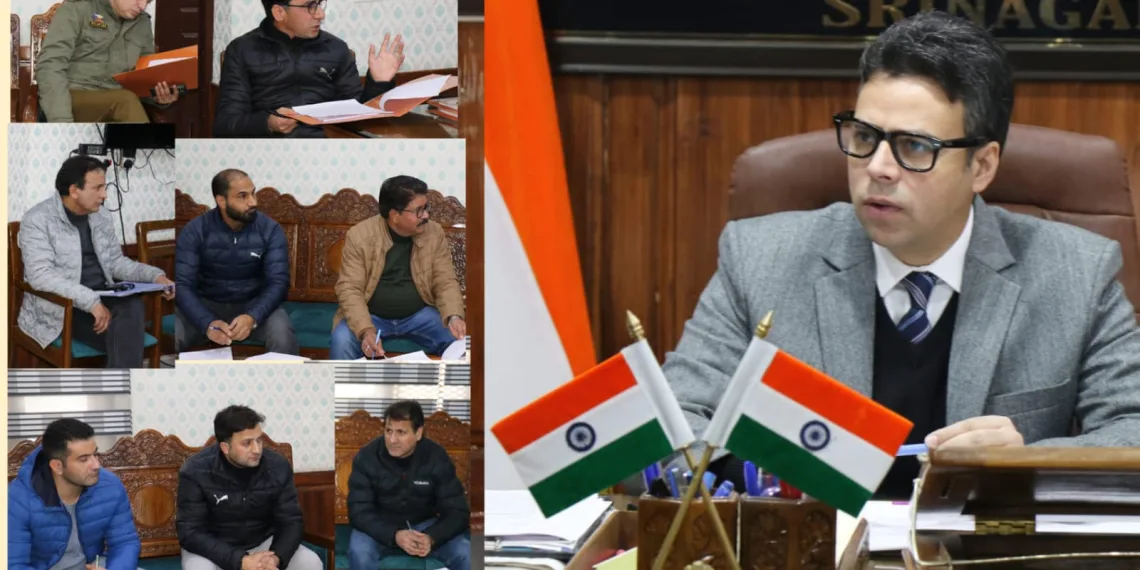 DC Srinagar chairs Regional Transport Authority meet