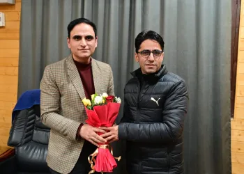 Qazi Irfan assumes charge as RTO Kashmir