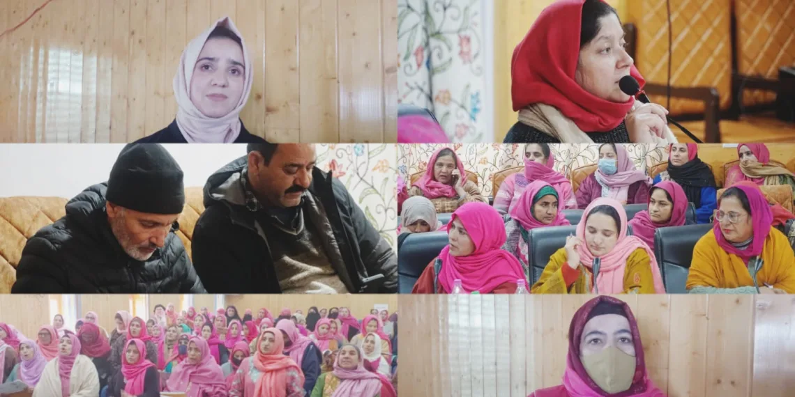 Day 4 : 2nd batch of ICDS Wagoora “Poshan Bhi Padhai Bhi” program continues at GDC Baramulla