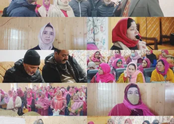 Day 4 : 2nd batch of ICDS Wagoora “Poshan Bhi Padhai Bhi” program continues at GDC Baramulla