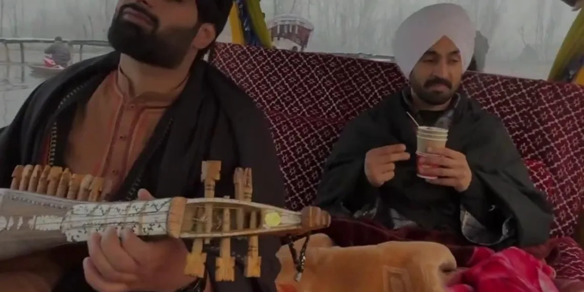 Diljit Dosanjh enjoys Kashmir’s beauty, shares special moments from Dal Lake