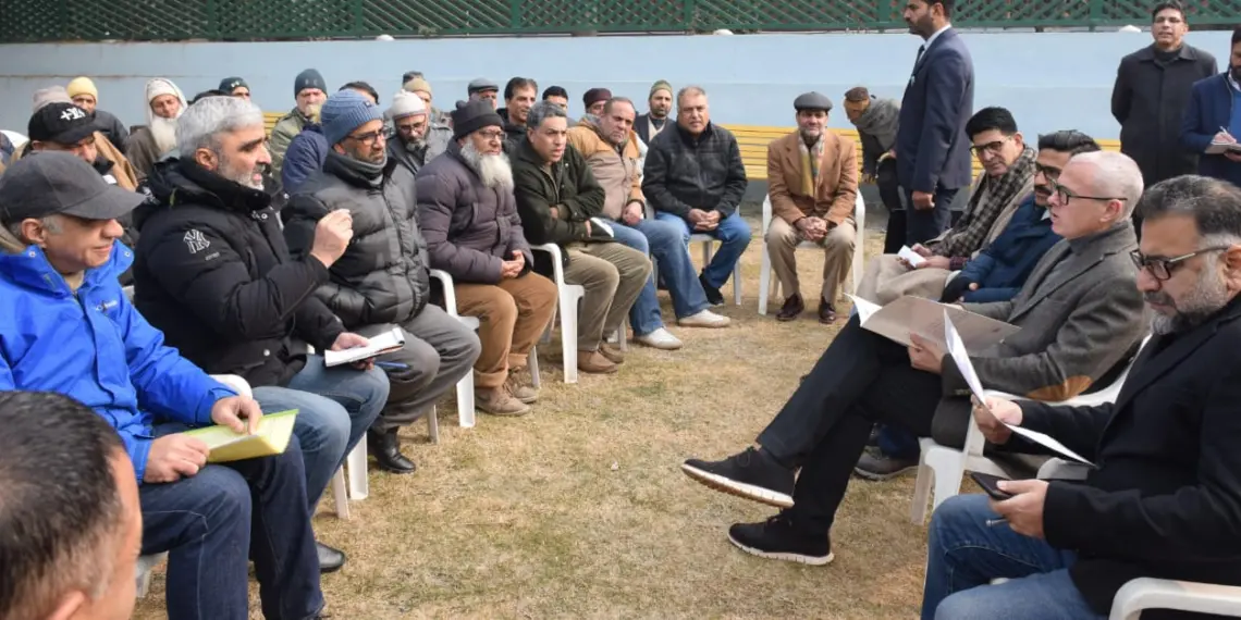 Chief Minister Omar Abdullah listens to people’s grievances