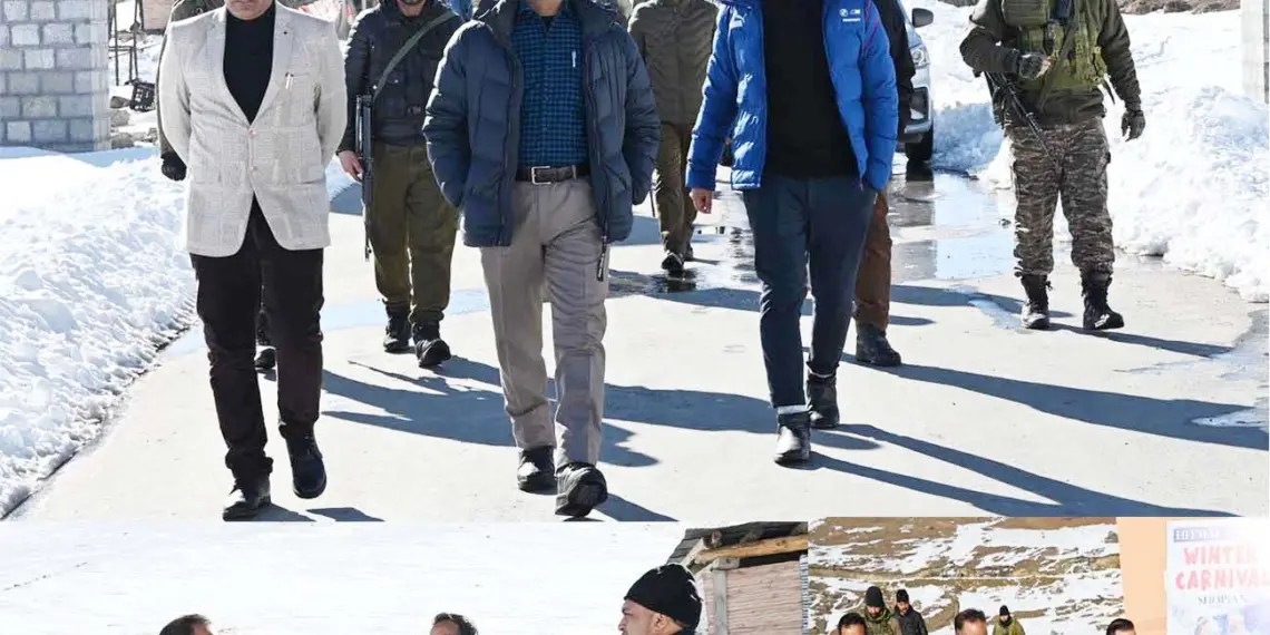 DC Shopian visits Mughal Road, takes on spot assessment of traffic worthiness for road opening