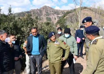 Divisional Commissioner, ADGP visit Badhaal village to review safety measures