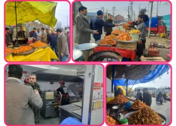 Food Safety officials Conduct Inspections in Srinagar