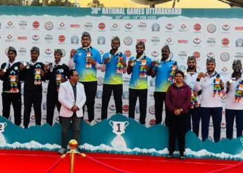 INDIAN ARMY TEAM SHINES AT THE 38TH NATIONAL GAMES