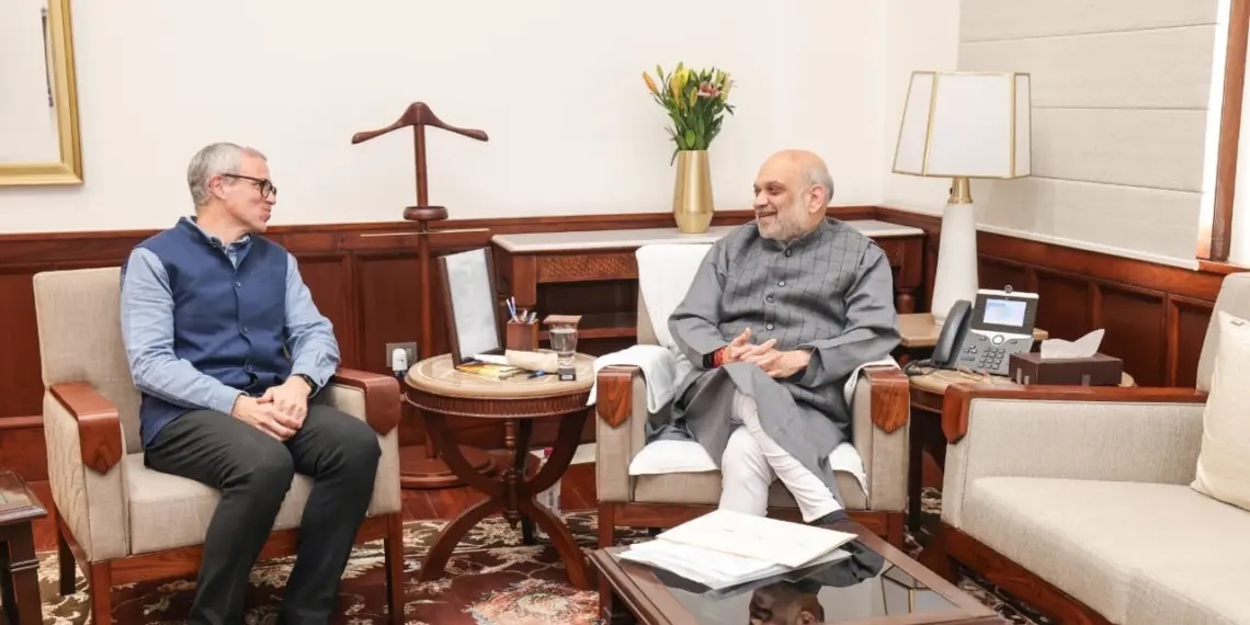 CM Omar Abdullah meets Amit Shah; Discusses J&K Statehood, Security, and Budget Session