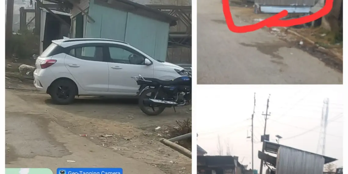 Ratnipora Residents Demand Removal of Encroachment on Road