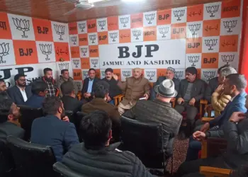 BJP Holds Key Meeting with Newly Nominated District & Constituency Presidents at Party Headquaters, Srinagar