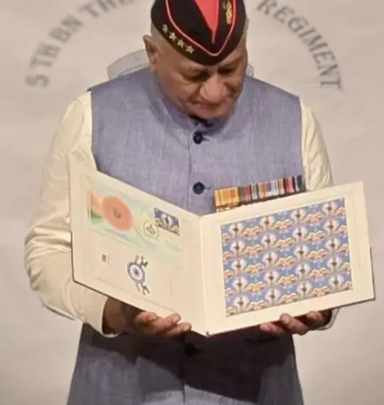 Commemorative Stamp Unveiled to Mark 200 Years of 5th Battalion, The Rajput Regiment