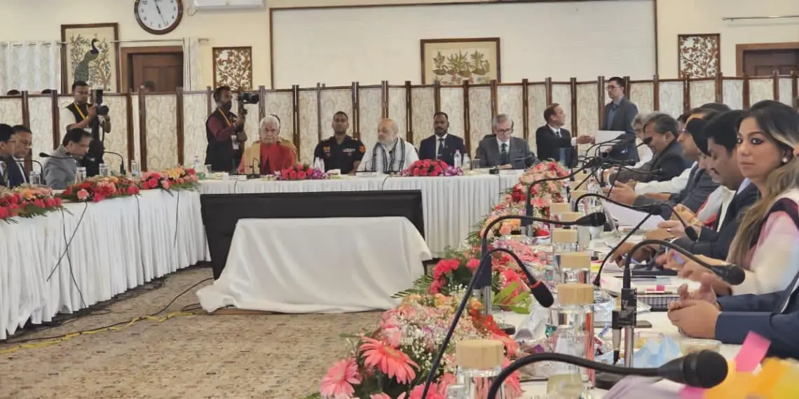 Amit Shah, J&K CM Omar Abdullah Chair High-Level Meet in Srinagar