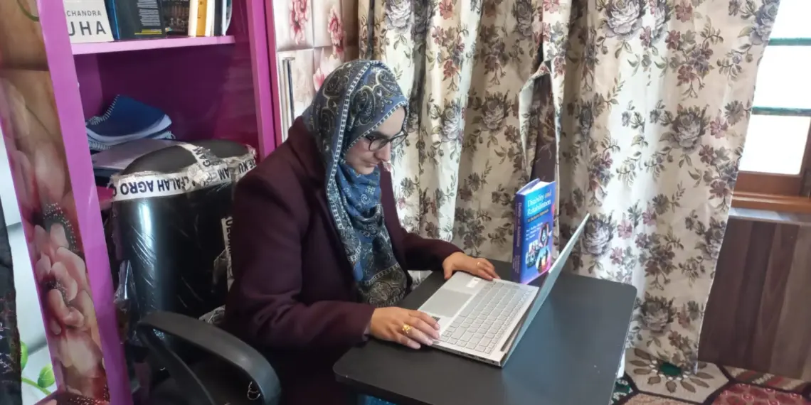 Kulgam’s Rohi Jan, 100% Visually Impaired, Appointed AP at KU