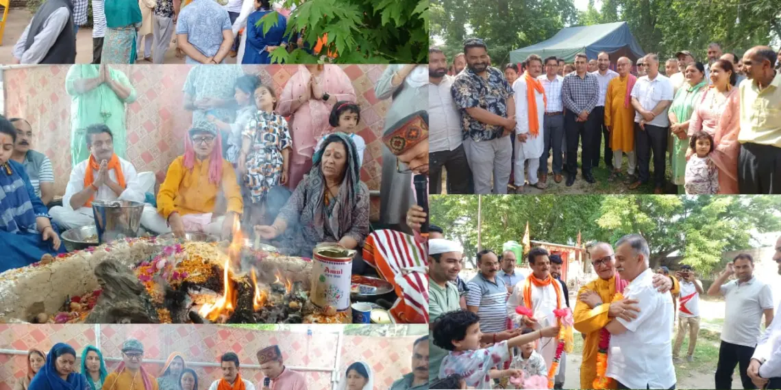 Shri Nand Kishore Temple Reopens in Bandipora After 35 Years, Kashmiri Pandits Return for Prayers and Peace