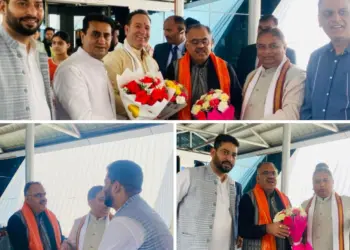 Er. Aijaz Hussain Welcomes BJP National General Secretary Shri Tarun Chugh in J&K