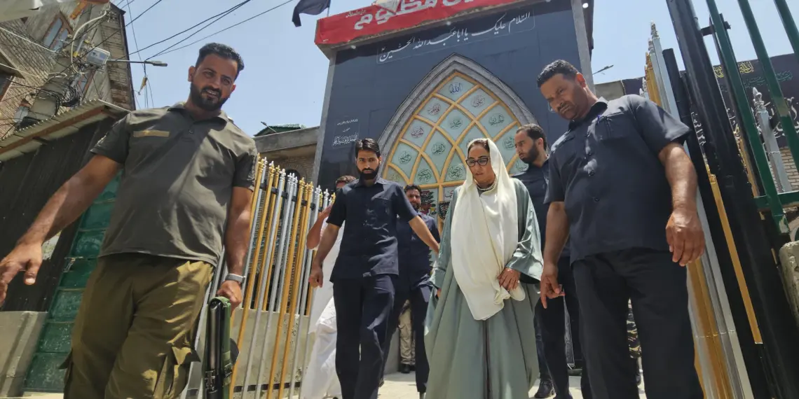 Dr Darakhshan Reviews Muharram Arrangements, Visits Amarnath Yatra Base Camp