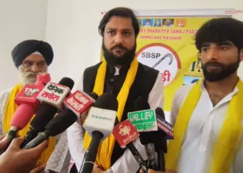 SBSP State President Vivek Bali Welcomes First Batch of Amarnath Yatra Pilgrims