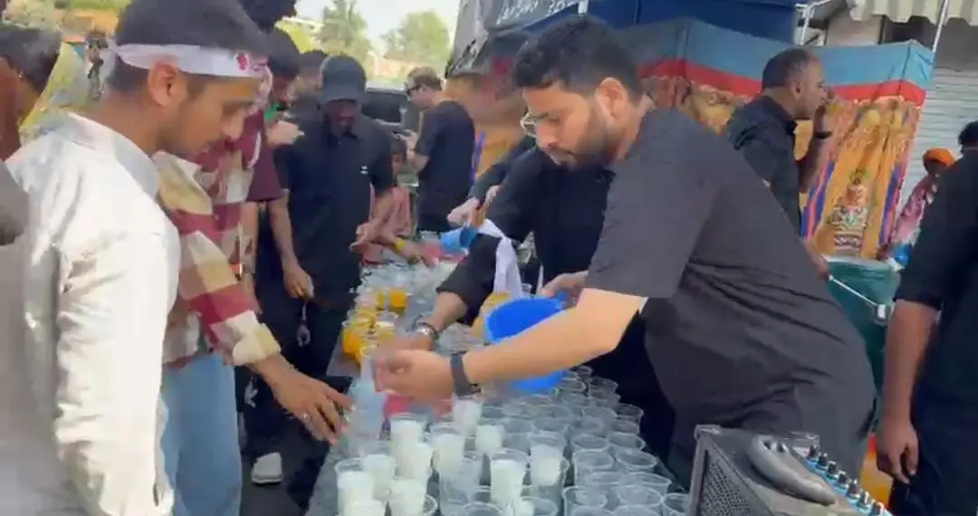 Sabeel-e-Imam Hussain (AS) and Free Healthcare Set Up by BJP on 8th Muharram