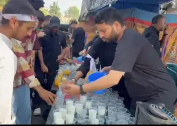 Sabeel-e-Imam Hussain (AS) and Free Healthcare Set Up by BJP on 8th Muharram