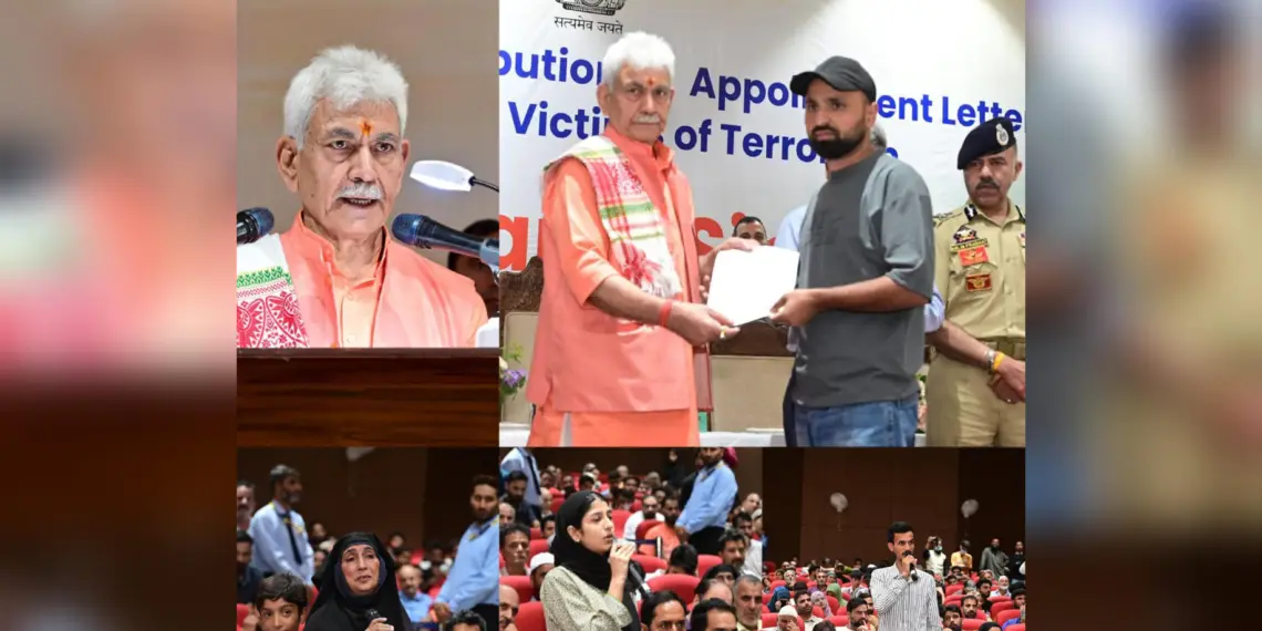 Justice for Forgotten Families: LG Manoj Sinha Hands Over Job Letters to Next of Kin of Terror Victims