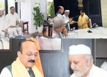 کشمیری پنڈتوں کے وفد کی دہلی کی وزیر اعلیٰ ریکھا گپتا اور وزیر آشیش سود سے ملاقات